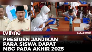 Presiden Prabowo Minta Maaf soal Makan Bergizi Gratis, Kenapa? | Kabar Utama tvOne