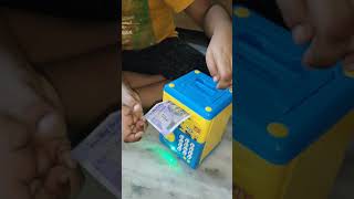 Electronic Piggy bank ATM for kids