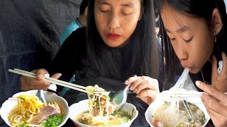 Eating Cambodian Street Food Compilation - Pork Rice, Nom Banhjok, Banh Sung, & More