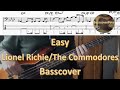 Lionel Richie The Commodores with Easy. Bass Cover Tabs Score Notation Chords Transcription