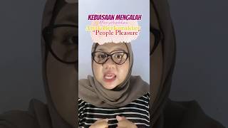 Budaya “mengalah” membentuk anak menjadi people pleasure #parenting