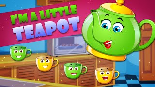 I Am Little Teapot | FlickBox Nursery Rhymes for Children | Kids Songs