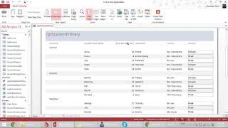 Using the Report Wizard | MS Access Database 44