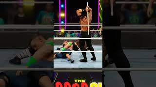 WWE 2K22 Roman Reigns Destroy John Cena With Cando Stick #shorts #romanreigns #trending #viral