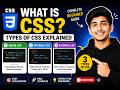 ✅ What is CSS? Types of CSS Explained | Inline, Internal & External CSS