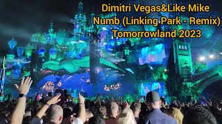 Dimitri Vegas&Like Mike - Numb (Linking Park - Remix) Tomorrowland 2023 - 4K