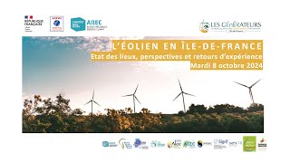 Webinaire Les Générateurs : Éolien en Île-de-France