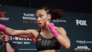 Michelle Waterson UFC on FOX 22 Open Workout (Complete)