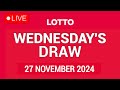 The National Lottery Lotto Draw Live results from Wednesday 27 November 2024 | tonight's lotto