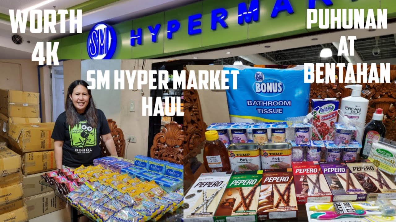 SM Hypermarket Haul Worth 4k|SM City Taytay|Sari-Sari Store|taytay ...