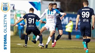 SKRÓT | Stomil Olsztyn - Wisła Puławy 1:1 (25.02.2024 r.)