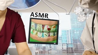 ASMR (Eng Sub) 치과 스케일링🦷치석제거 | 화려한것 많이 드셨나봐요💎✨| Dental Clinic ASMR | Scaling