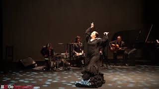 Alba Luna baila Peteneras en Rivas Flamenca 2020