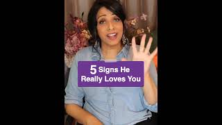 5 Signs He Really Loves You | True Love | The Official Geet | Love Tips in Hindi 2020 | #SHORTS
