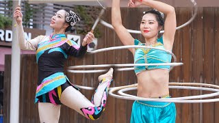 Artistic!　美人パフォーマーさんのアクロバティック演技　さいたま新都心大道芸フェスティバル　Beautiful Performer Chinese Acrobatic Art Troupe