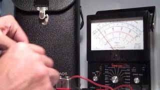 Simpson 260 Series 6XL Multimeter Working