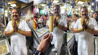 Gold Man of Indore ki Famous 24 Carat Gold Kulfi|Sarafa Bazar,Indore|