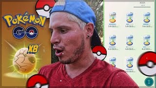 ABRIENDO 8 HUEVOS DE 10KM!! | POKEMON GO | CACHO01