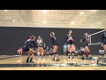 Emily Newton: Great Dig & Soccer Kick in Volleyball game