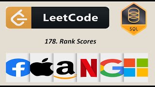178. Rank Scores | LeetCode | SQL | Solution | Interview Problem