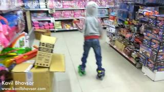 Kavil Skating Inside HyperCity Store in Ahmedabad