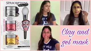 CLAY AND GEL MASK SET REVIEW IN TELUGU / ఈ ఫేస్ మాస్క్ మీరు కూడా TRY చేయండి🤩/ 3 FACE MASK