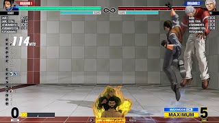 THE KING OF FIGHTERS XV:  ROBERT GARCIA All bar Optimal combo 114 Hits ( combo to delete urgently)