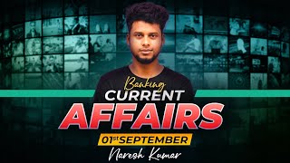 SEPTEMBER - 01  , Banking current Affairs  by Naresh | IBPS PO & Clerk | Veranda Race