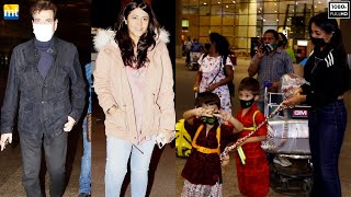 Ekta Kapoor, Jeetendra Father-Daughter duo at airport, Kashmera Shah with her kids returns from Goa