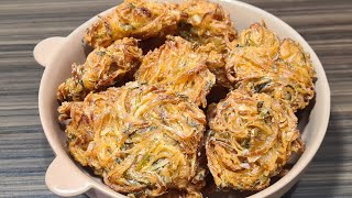 পিঁয়াজ দিয়ে তৈরি দারুণ মজার নাস্তা | Onion Snacks Recipe | Perfect Crispy Evening Snacks Recipe