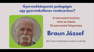 Braun József :   A szervezeti kultúra mint az iskola fő szervezeti folyamata