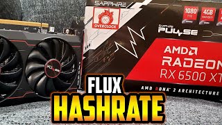 What Is The Hashrate On The NEW RX 6500 XT, GPU Mining On FLUX?