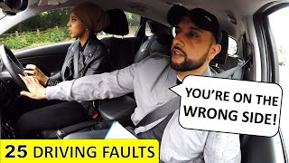 FAILS With 25 Driving Faults But Still Thinks She Has PASSED