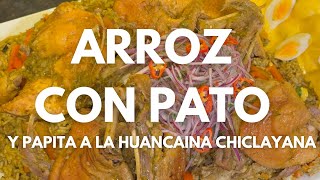 Te enseño a preparar un arroz con pato y un ceviche chiclayano