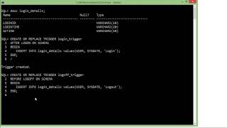Oracle - PL/SQL - Advanced Database Triggers