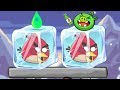 Unfreeze Angry Birds - FULL LEVEL DRAWING WATER WAY TO RESCUE BIRDS WITH GREEN WATER!