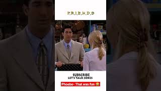 friends| continued: the big scary evolution debate where Phoebe makes Ross uncomfortable 😂 #shorts