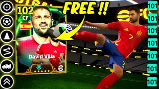 Starter Set 2 David Villa Best Training Guide 🥶 || efootball 2025 ✨