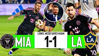 When Lionel Messi Saved Inter Miami Fans \u0026 David Beckham From An Embarrassing Defeat