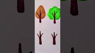 Let's draw all kinds of big trees together #big tree simple strokes