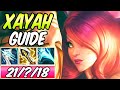 HOW TO PLAY XAYAH ADC S+ DIAMOND GUIDE + TIPS | Best Build & Runes S11 FULL CRIT | League of Legends