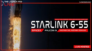 LIVE! SpaceX Starlink 6-55 Launch