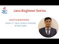 Java Basics Explained | Input Output Variables & Data Types (Beginner)
