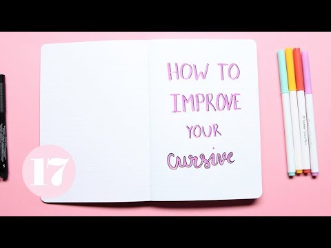 How To Improve Your Cursive | Plan With Me How To Improve Your Cursive | Plan With Me