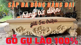 sập gụ ba bông | mẫu sập gỗ đẹp giá rẻ nhất 2021 | đồ gỗ đồ thờ nam định