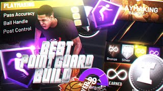 NBA 2K20 BEST POINT GUARD BUILD! ATTRIBUTES, BADGES! MYPLAYER BUILDER MAKES THIS BUILD OP!