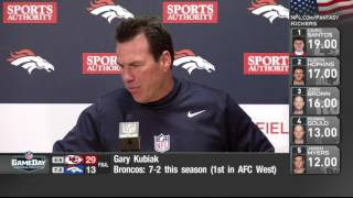 Gary Kubiak Reveals Why He Benched Peyton Manning | Chiefs vs. Broncos | NFL
