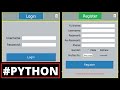 Python Project Tutorial - Make Login and Register Form Step by Step Using Tkinter And MySQL Database
