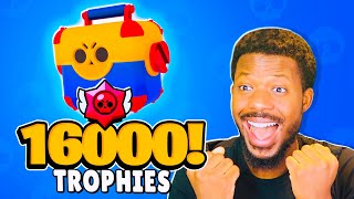 16,000 TROPHIES REACHED!! l Brawl Stars