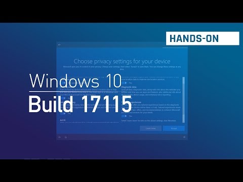 Windows 10, сборка 17115: настройки конфиденциальности во время установки и многое другое